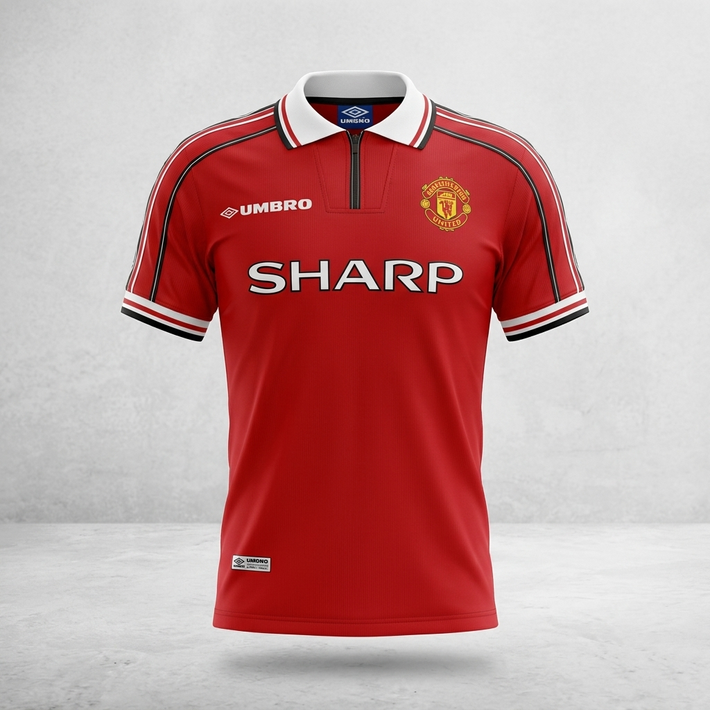 Manchester United 1998/99 Retro Home Jersey